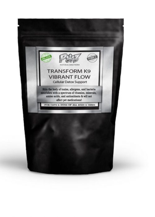Activated Charcoal for Dogs | Transform K9 Vibrant Flow - Part 1- Activated Charcoal for Poison, 1 lb (16 oz)