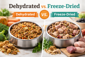 Dehydrated vs. Freeze-Dried Pet Food comparison