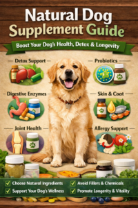 The Complete Guide to Natural Dog Supplements for Health, Detox & Longevity